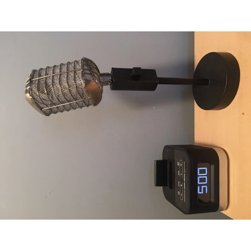 Vintage microphone light